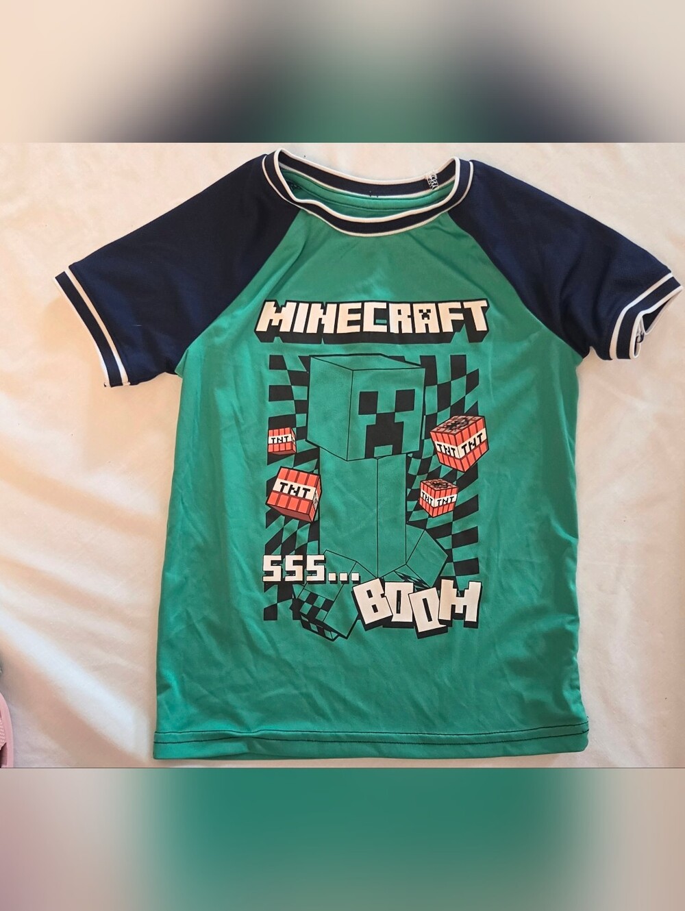 Minecraft Size 6 Tee T Top Shirt Active Wear